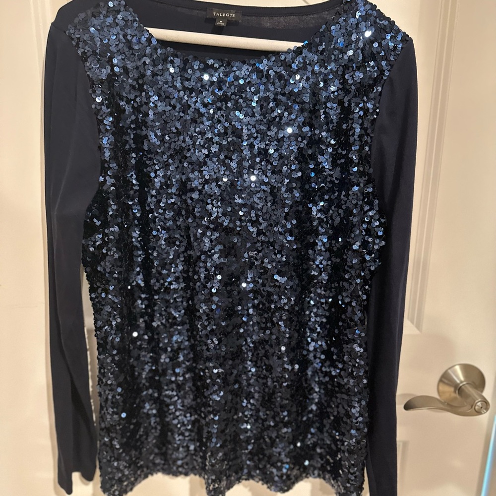 Talbots sequined top!!
